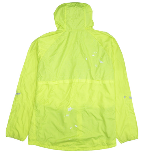 Russell Men's Yellow XL Windbreaker Hooded Sports Jacket