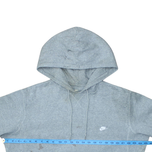 Mens UK Size L Nike Grey Pullover Hoodie