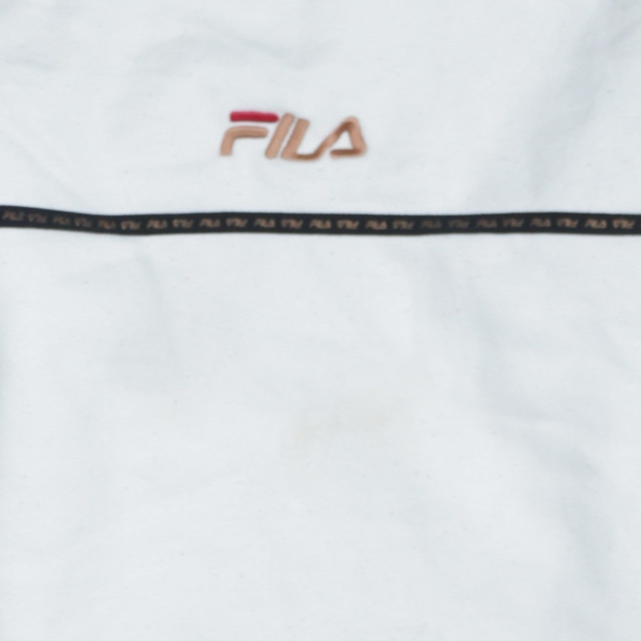 Mens UK Size XS FILA White Pullover Sweatshirt