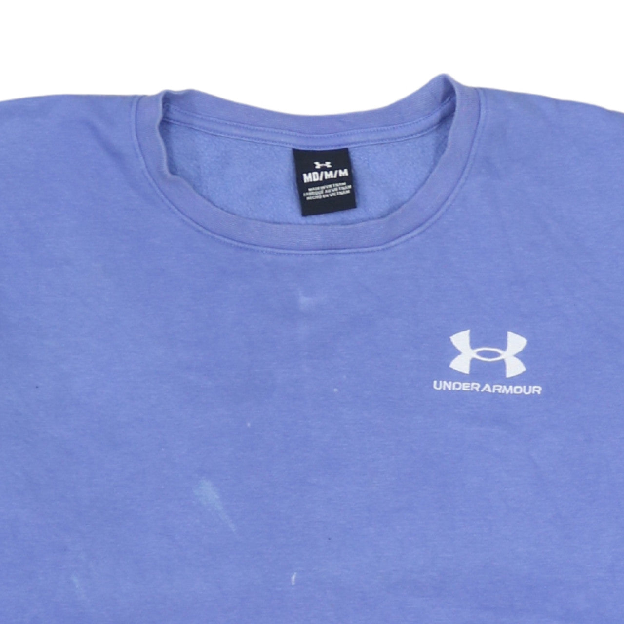 Womens UK Size M Under armour Blue Pullover Sweatshirt