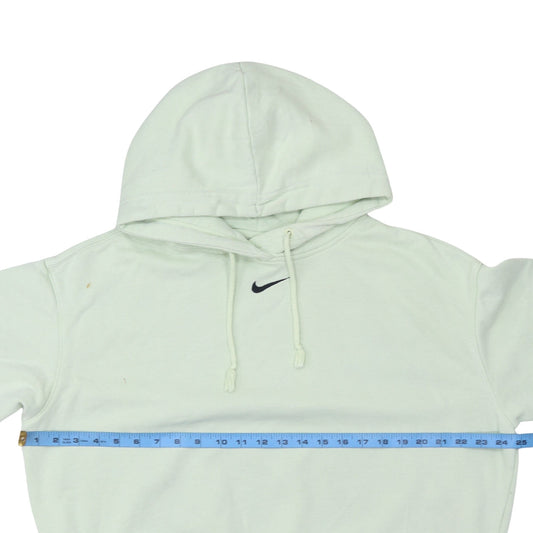 Womens UK Size S Nike Green Pullover Hoodie