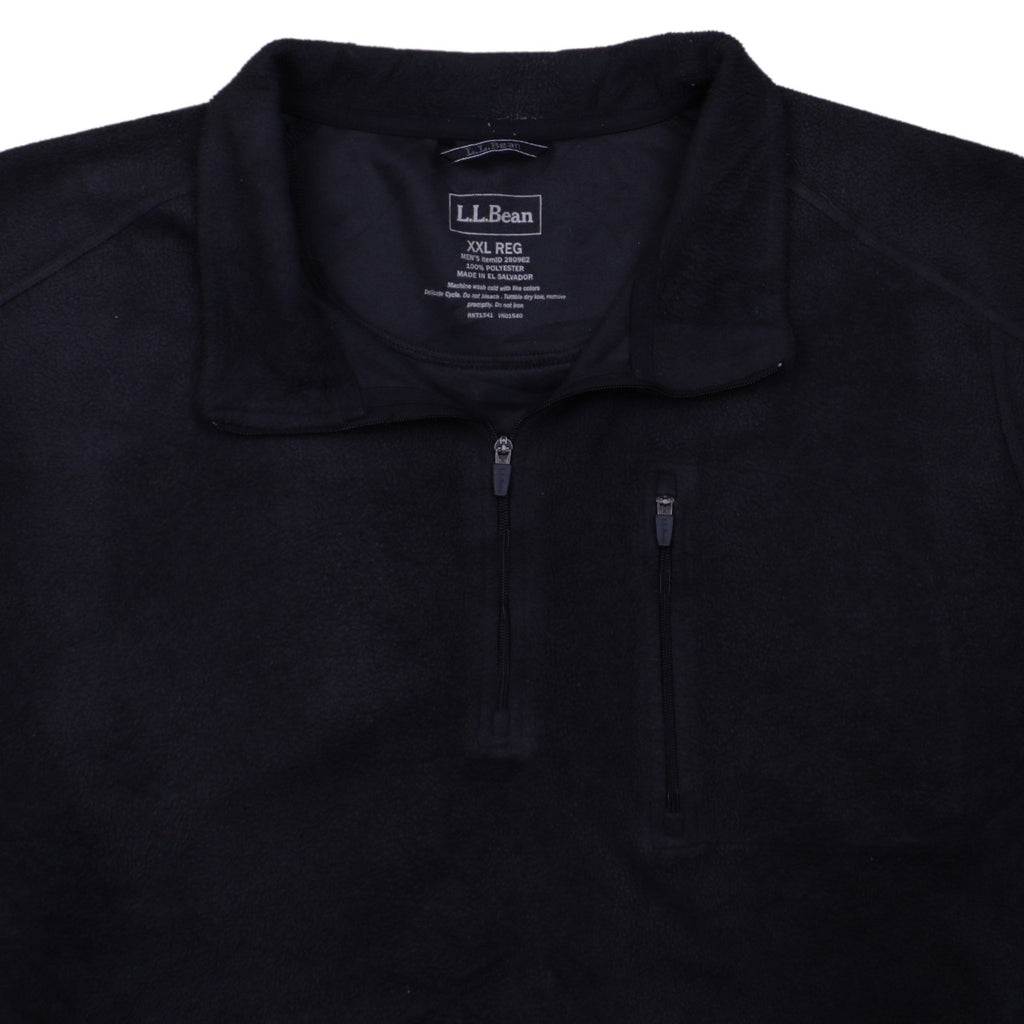 Mens UK Size 2XL L.L.Bean Black Pullover Sweatshirt