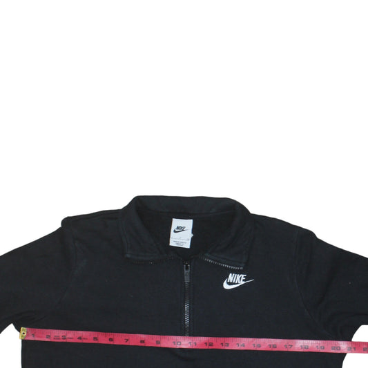 Womens UK Size S Nike Black Pullover Sweatshirt