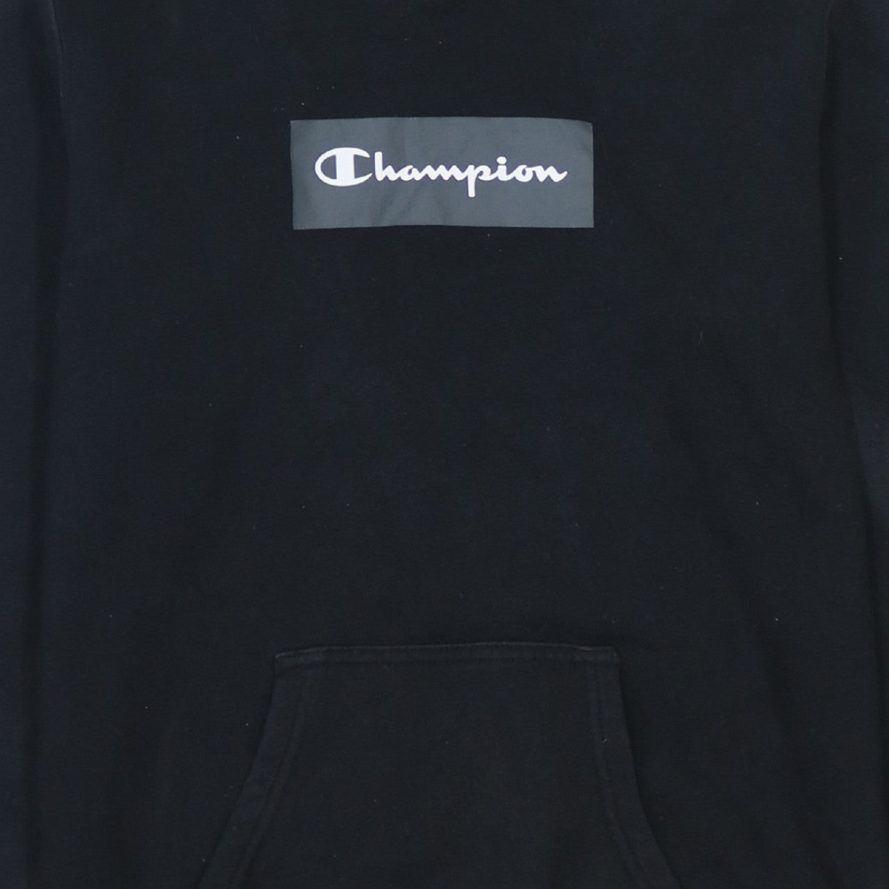 Mens UK Size XS Champion Black Pullover Hoodie