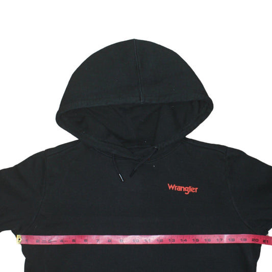 Womens UK Size S Wrangler Black Pullover Hoodie