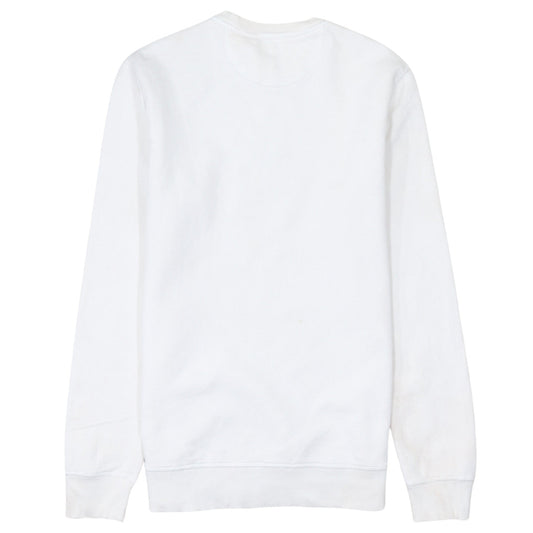 Mens UK Size XS Calvin Klein Jeans White Pullover Sweatshirt