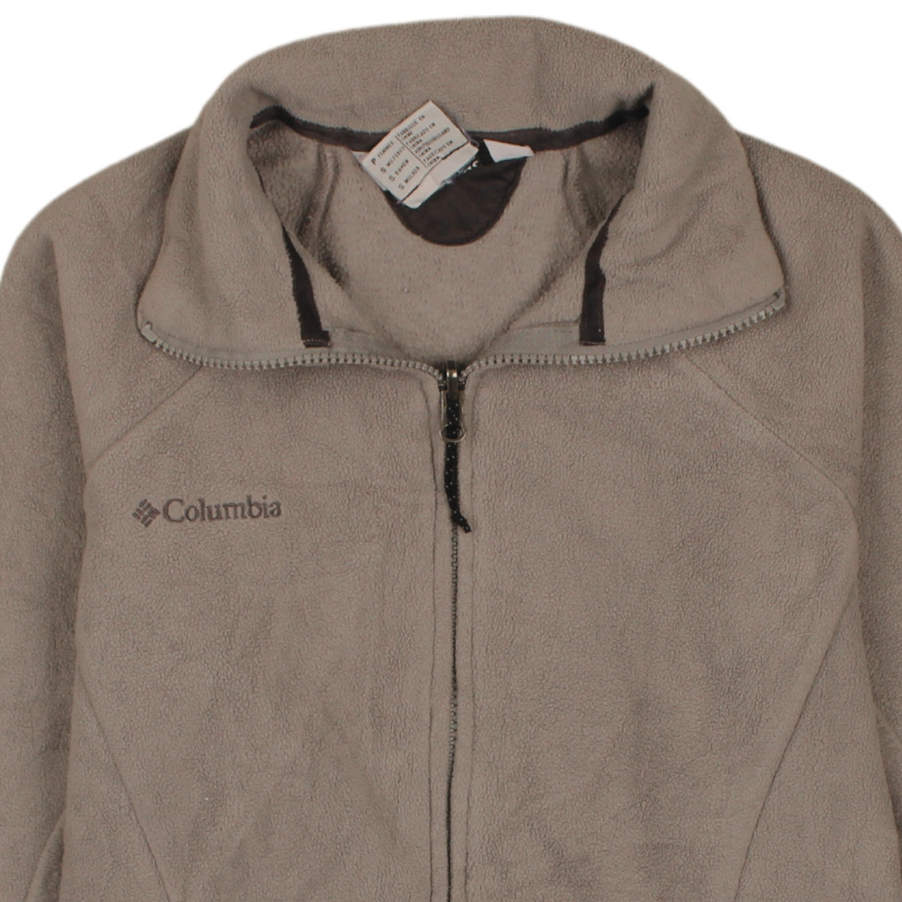 Womens UK Size S Columbia Beige Basic Jacket