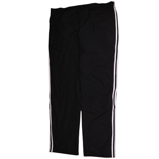 Mens UK Size L adidas Regular Fit Track Pants Black Trousers