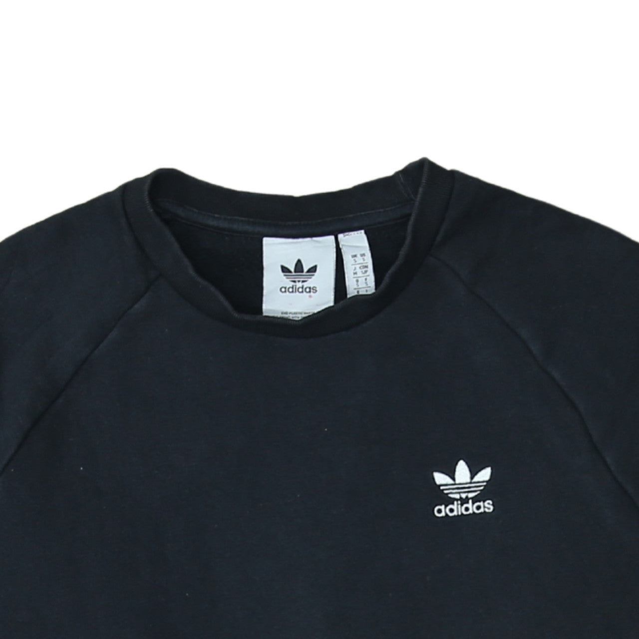 Mens UK Size S adidas Black Pullover Sweatshirt