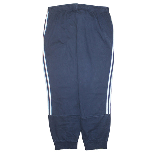 Mens UK Size 2XL adidas Regular Fit Track Pants Blue Trousers