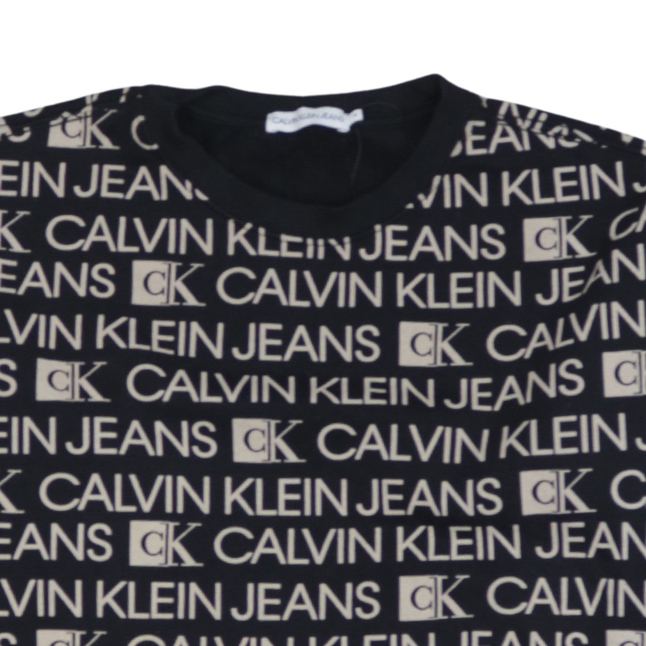 Womens UK Size 14 Calvin Klein Jeans Black Pullover Sweatshirt