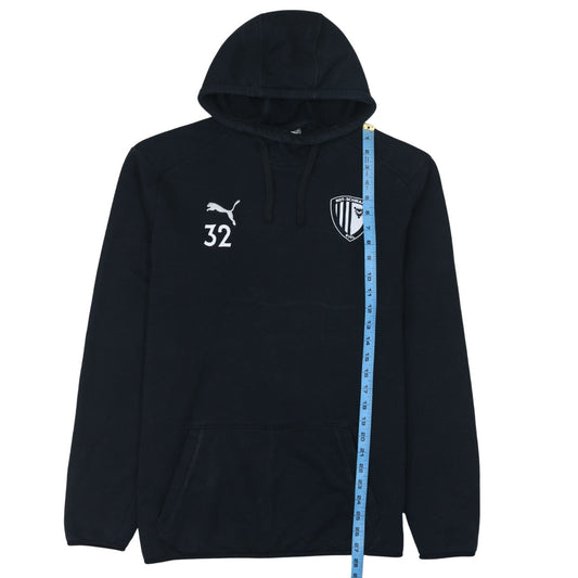 Mens UK Size L PUMA Black Pullover Hoodie