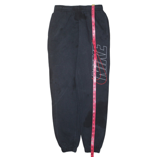 Nike Men's Black Jogger Sweatpants Small Fleece Tapered Fit