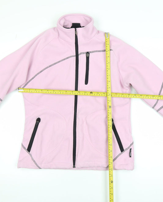 Womens UK Size L Hi-Tec Pink Hiking Walking Gym & Training Jacket