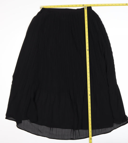 Womens UK Size 14 New Look Pleated Chiffon Skirt