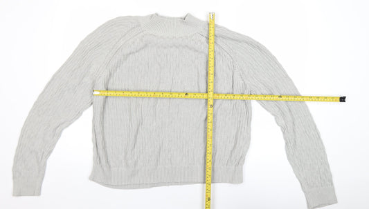 Womens UK Size 14 Fat Face Grey Pullover Jumper