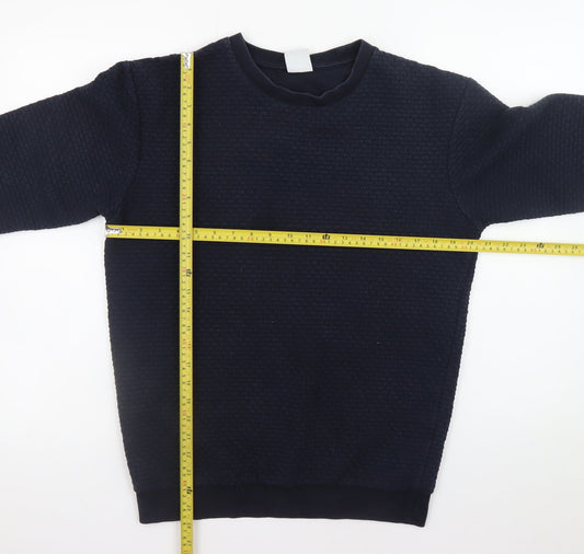 Mens UK Size M Zara Blue Pullover Sweatshirt