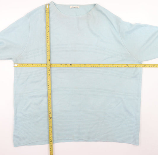 Womens UK Size 22 Berkertex Blue Pullover Jumper