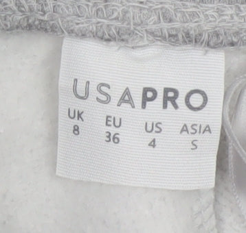 Mens UK Size S USA Pro Regular Fit Jogger Grey Trousers