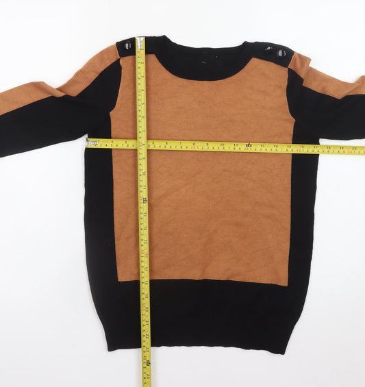 Womens UK Size 10 Wallis Brown Pullover Jumper