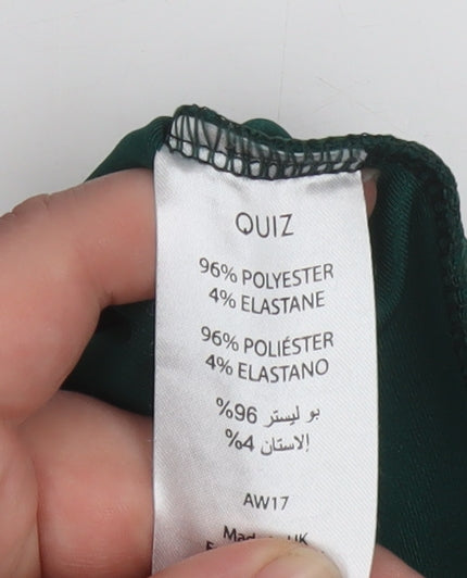 Womens UK Size 12 Quiz Bodycon Dress