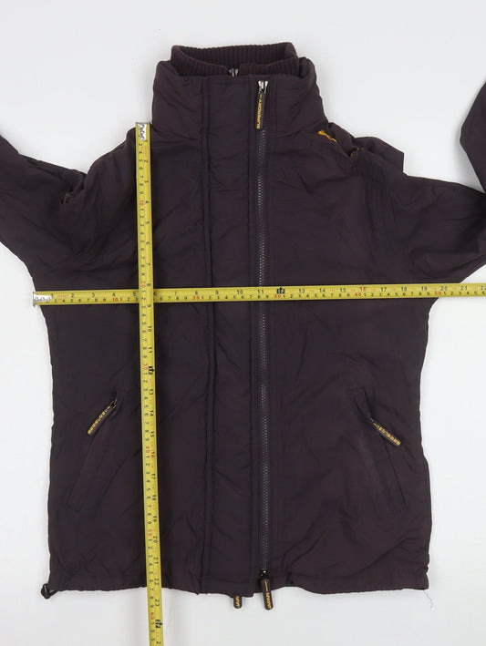 Womens UK Size L Superdry Brown Puffer Jacket