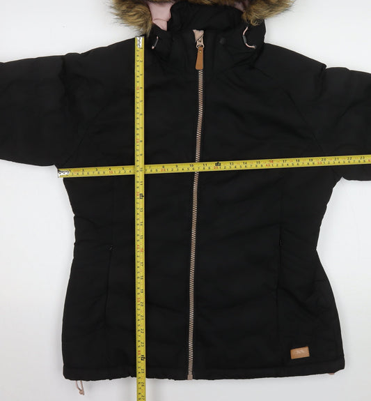 Womens UK Size L Trespass Black Puffer Jacket