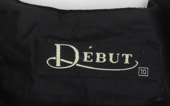 Womens UK Size 10 Début Regular Black Suit Jacket