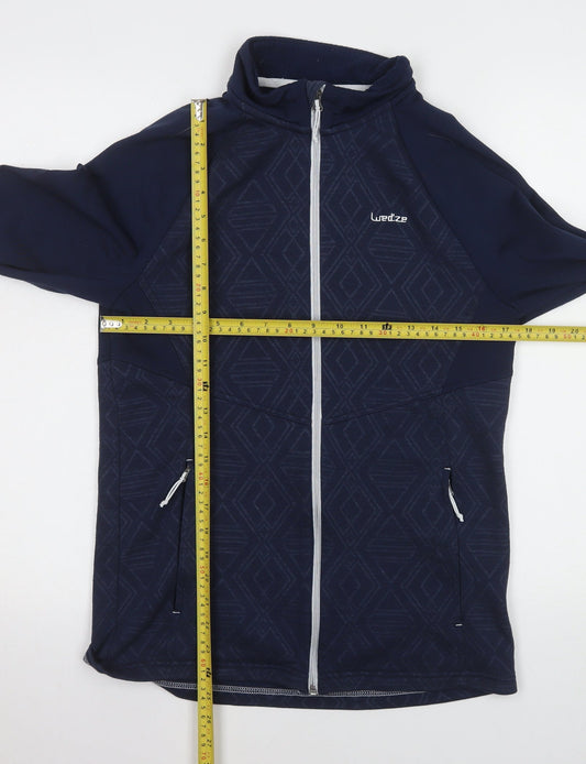Mens UK Size M Wedze Blue Soft Shell