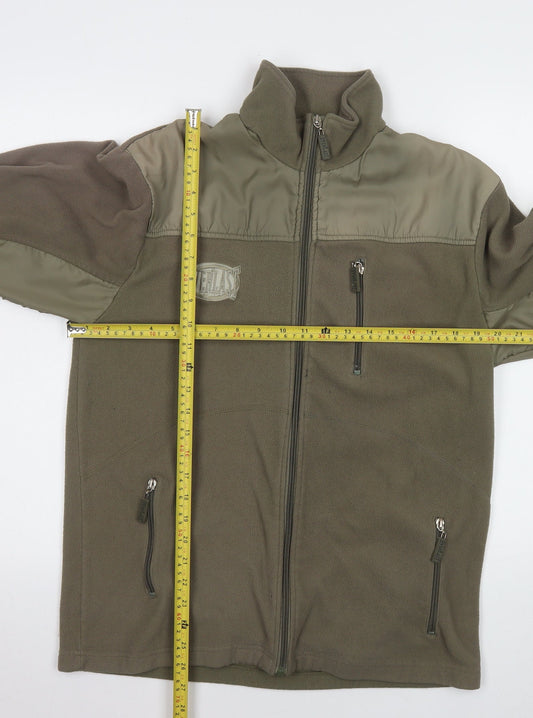 Everlast Men's Green Fleece Full Zip Sports Jacket Size L