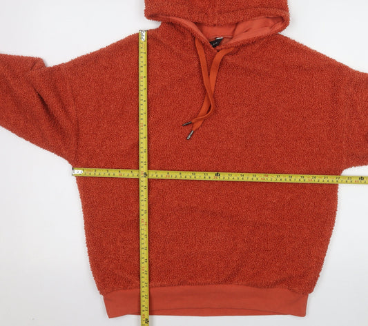 Womens UK Size 8 New Look Orange Pullover Hoodie