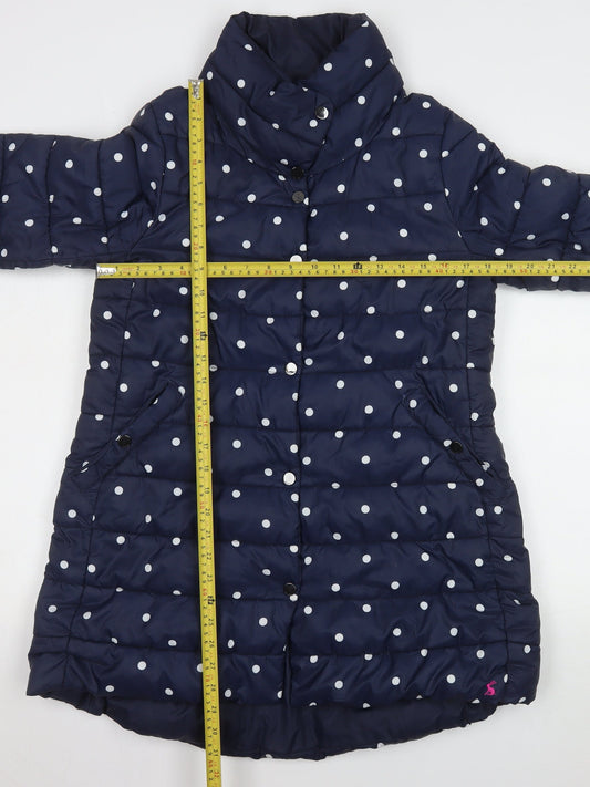 Womens UK Size 10 Joules Blue Puffer Jacket