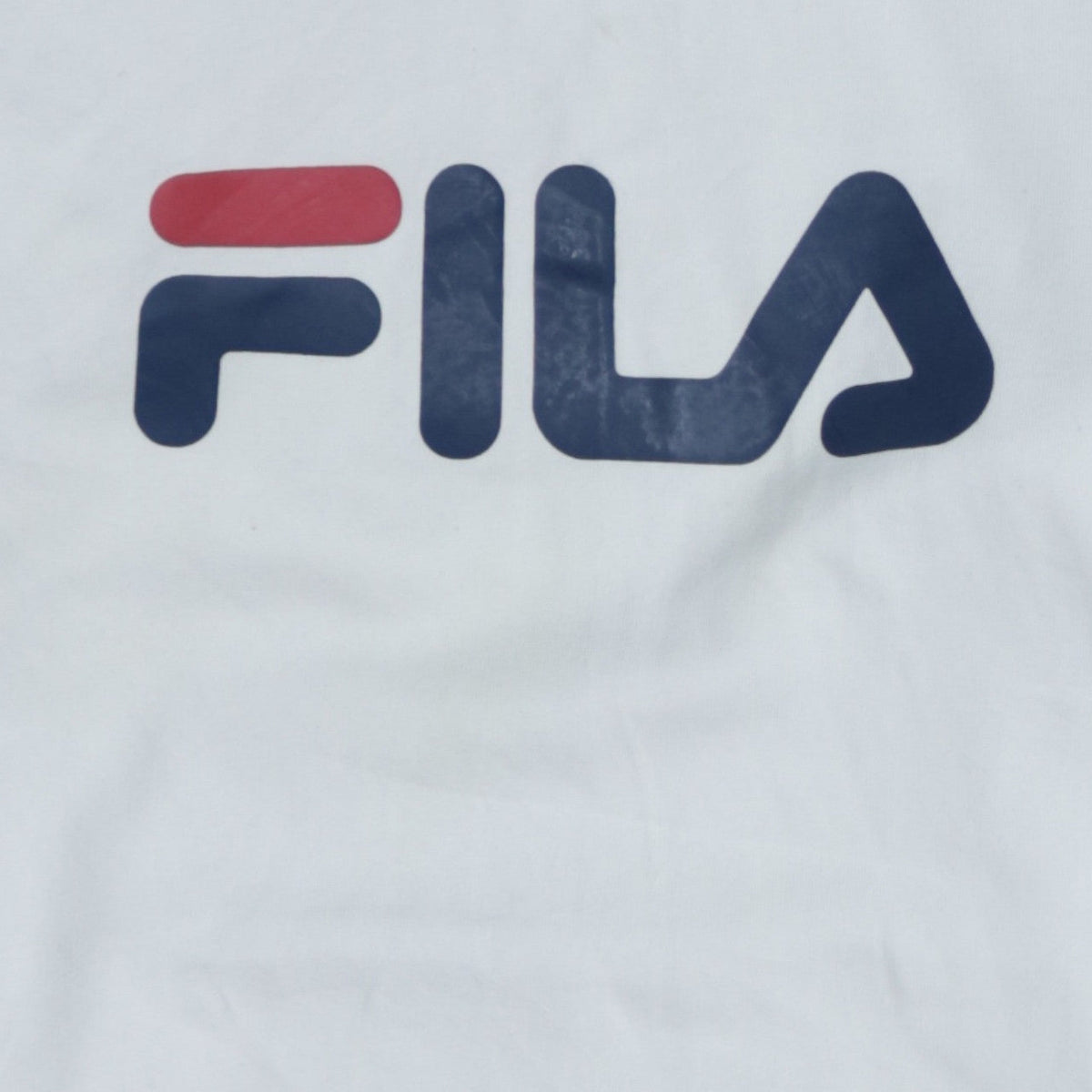 Additional view of Fila Men's White Pullover Hoodie Small Regular Fit Fleece Activewear