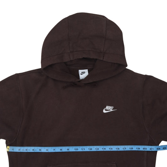 Mens UK Size S Nike Brown Pullover Hoodie