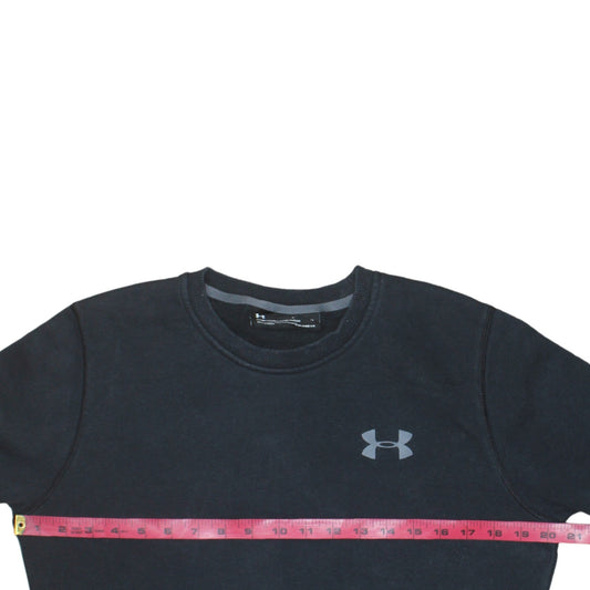 Mens UK Size S Under armour Black Pullover Sweatshirt