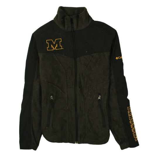 Columbia Women's Black M Full Zip Fleece Jacket Missouri Design
