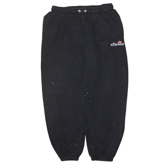 Womens UK Size 12 ellesse Regular Fit Sweatpants Black Trousers