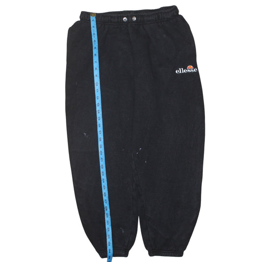 Womens UK Size 12 ellesse Regular Fit Sweatpants Black Trousers