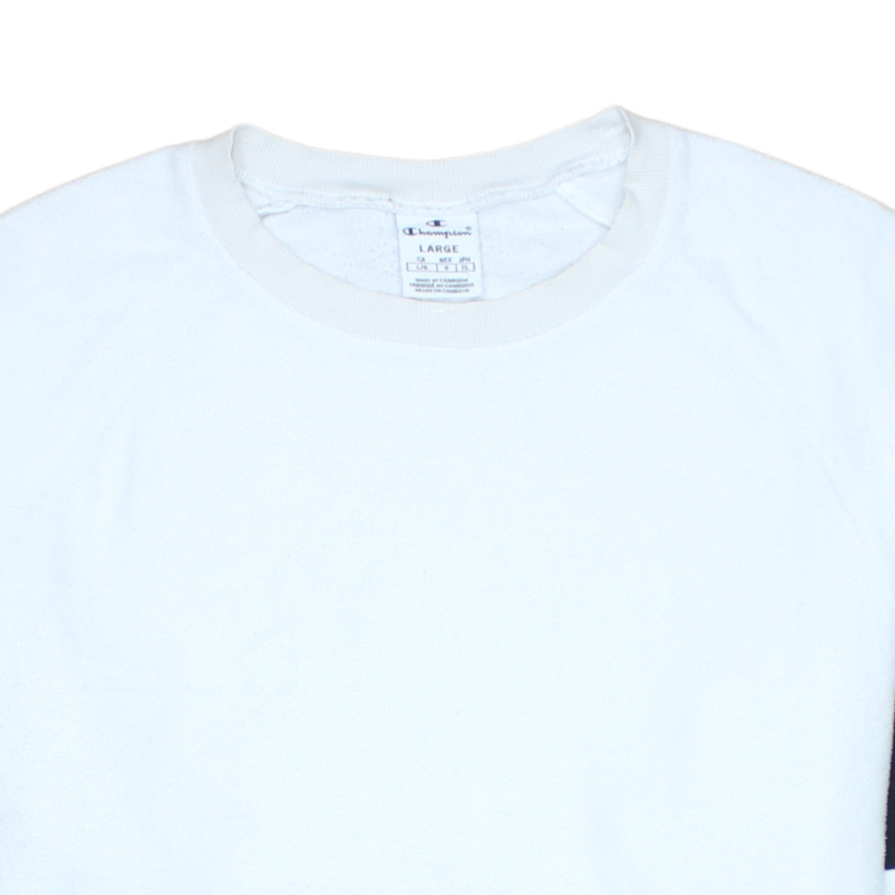Womens UK Size L Champion White Pullover Sweatshirt