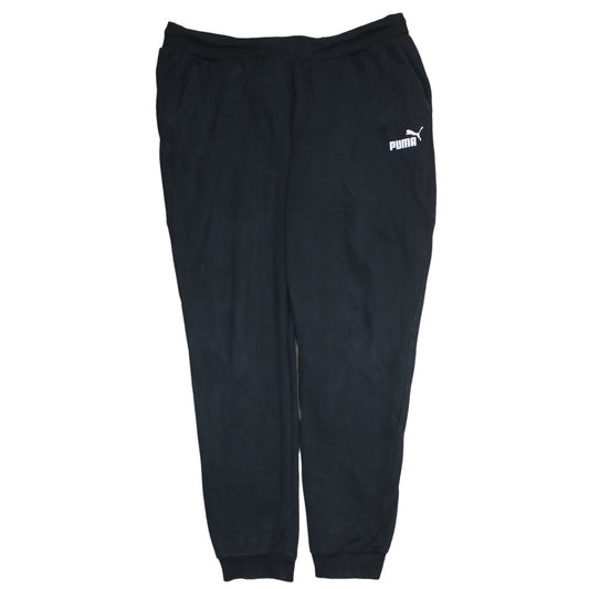 Womens UK Size XL PUMA Regular Fit Jogger Black Trousers