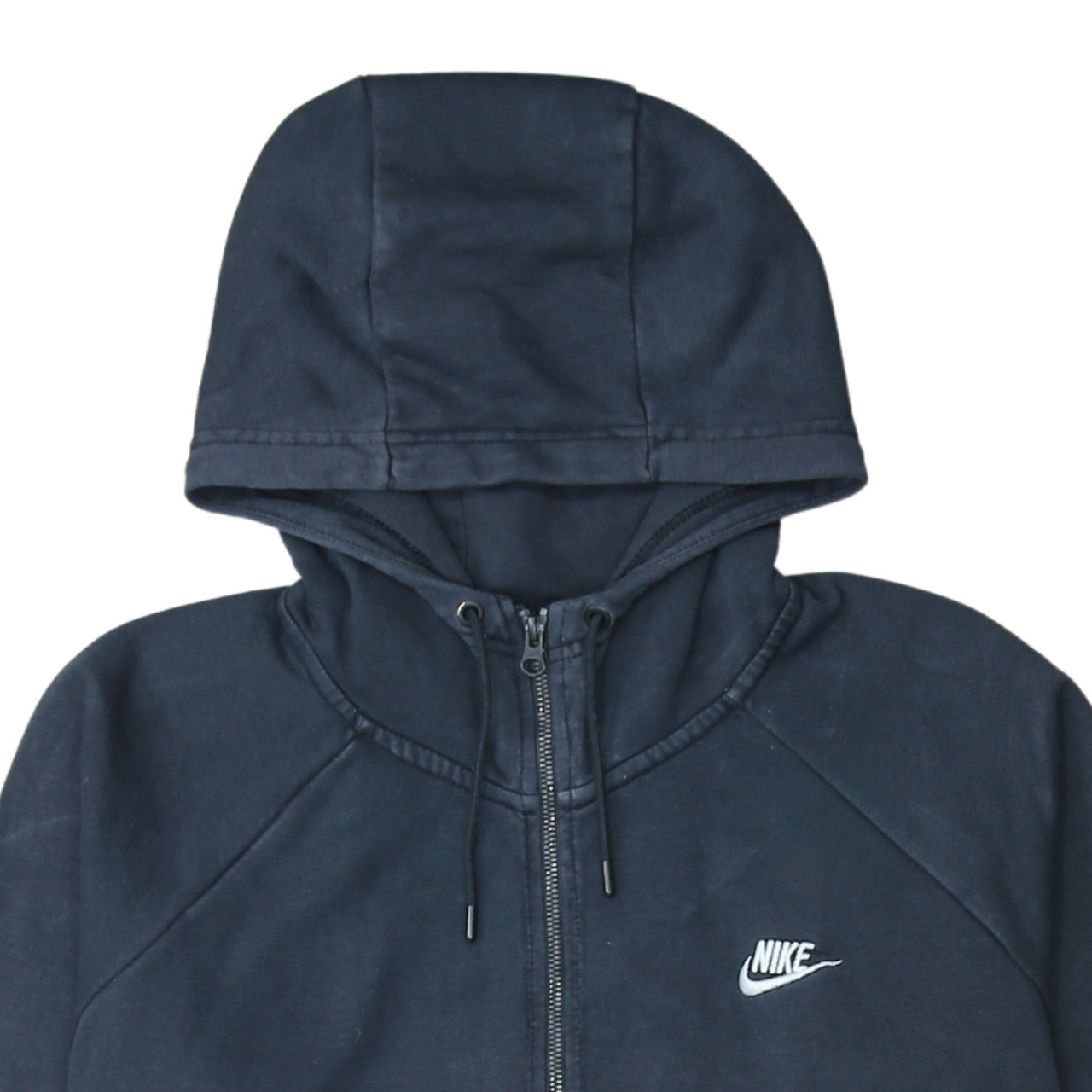 Mens UK Size XL Nike Blue Full Zip Hoodie
