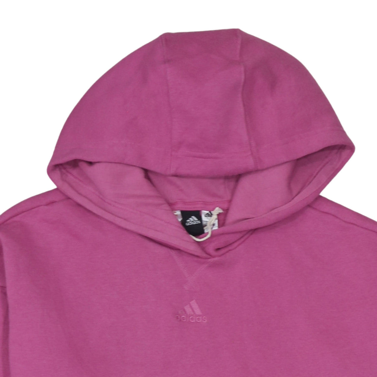 Additional view of Adidas girls’ pink pullover hoodie 13-14 years regular fit fleece