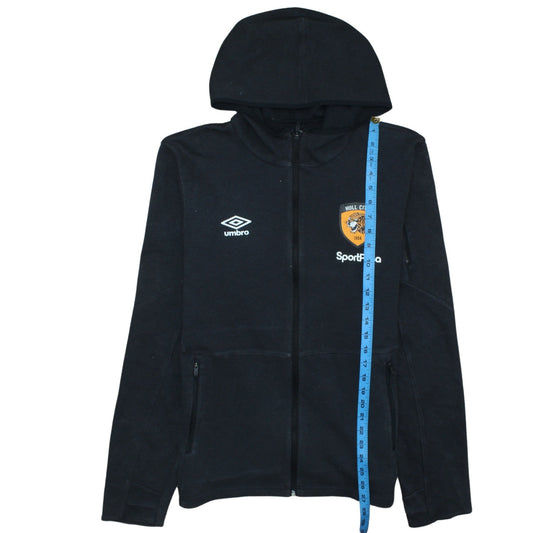 Mens UK Size L Umbro Black Full Zip Hoodie