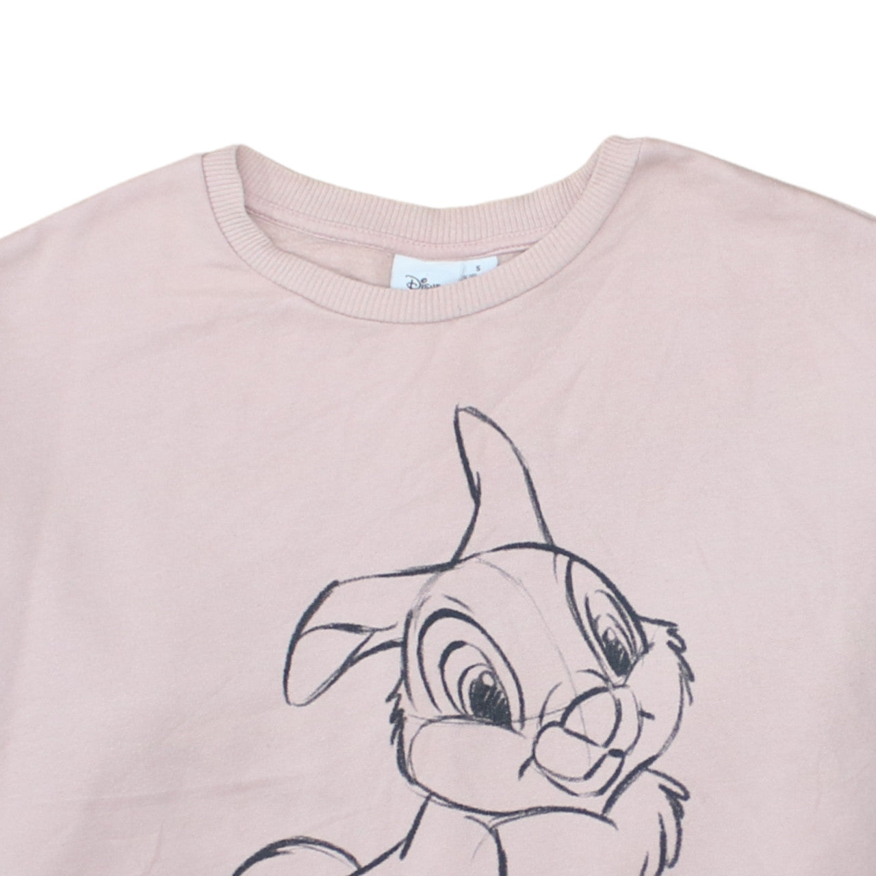 Womens UK Size 10/12 Disney Pink Pullover Sweatshirt