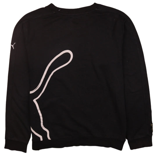 Mens UK Size 2XL PUMA Black Pullover Sweatshirt