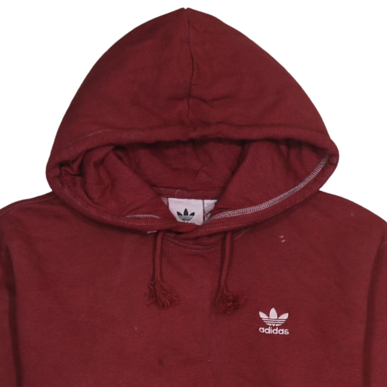 Mens UK Size S adidas Red Pullover Hoodie
