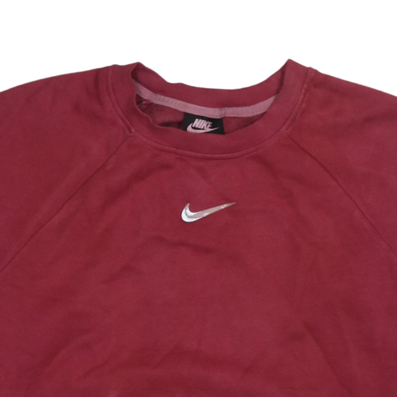Womens UK Size S Nike Red Pullover Sweatshirt