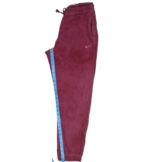 Womens UK Size S Nike Regular Fit Jogger Red Trousers