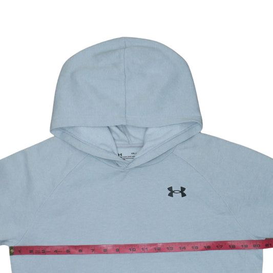 Boys UK Size YXL Under armour Blue Pullover Hoodie