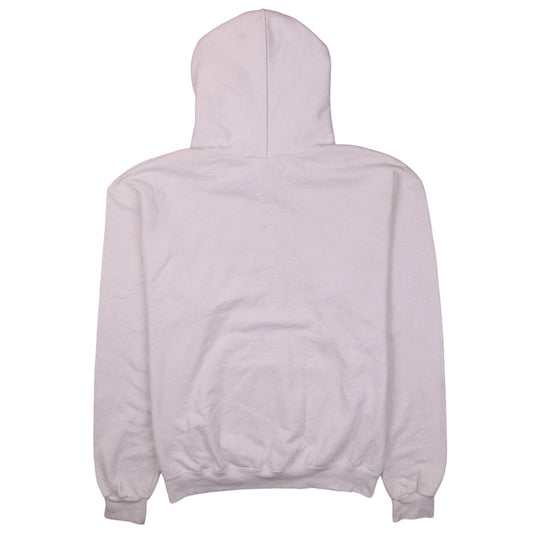 Mens UK Size M Champion White Pullover Hoodie
